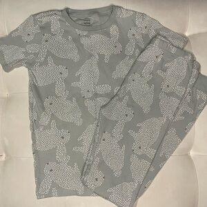 New Carter's Easter Bunny Pajama Set girls size 14